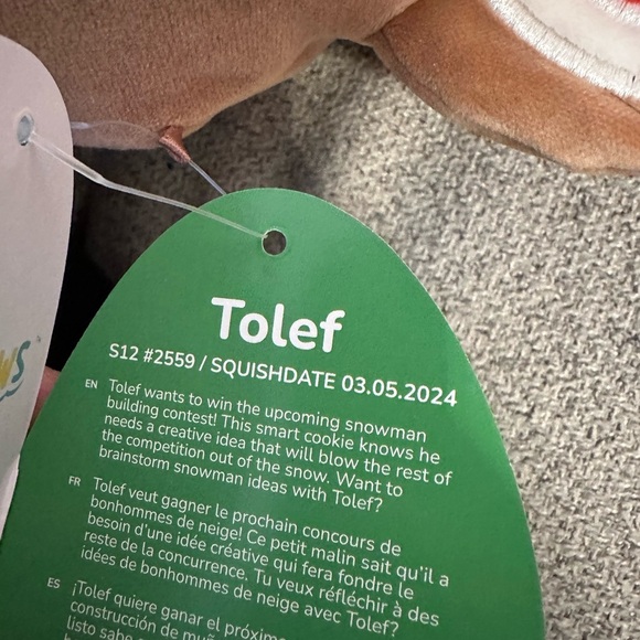 Nwt 12" Tolef 🐻 Bear Squishmallow - Picture 8 of 8